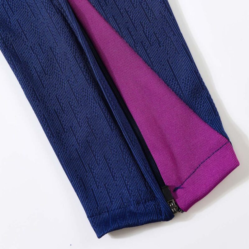 Kid's Barcelona Zipper Sweatshirt Kit(Top+Pants) 25/26 Purple