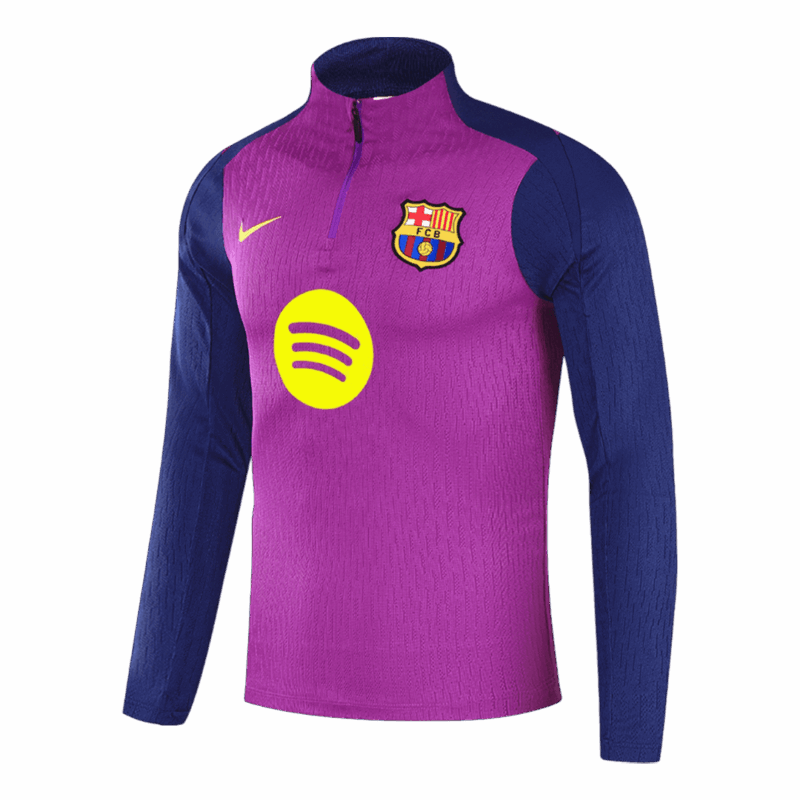 Kid's Barcelona Zipper Sweatshirt Kit(Top+Pants) 25/26 Purple