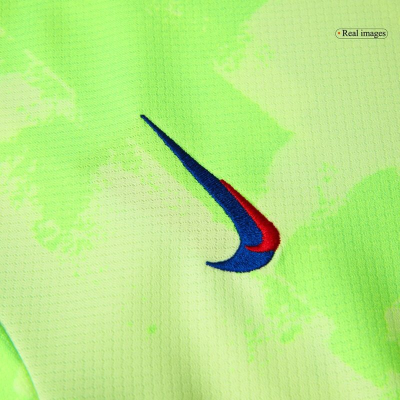Barcelona Third Away Kids Soccer Jerseys Kit 2024/25 - UCL (Spotify Logo Without Text)