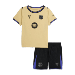 Barcelona Away Kids Soccer Jerseys Kit 2025/26