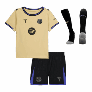 Barcelona Away Kids Soccer Jerseys Full Kit 2025/26