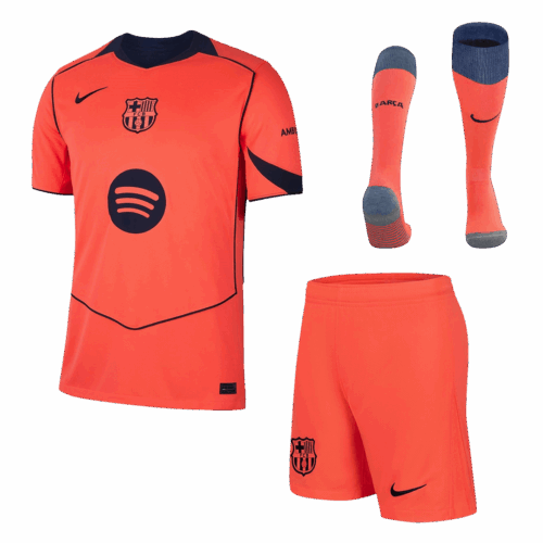 Barcelona Third Away Soccer Jersey Kit 2025/26