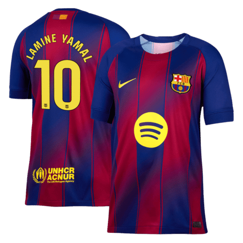LAMINE YAMAL #10 Barcelona Home Soccer Jersey 2025/26