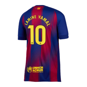 LAMINE YAMAL #10 Barcelona Home Soccer Jersey 2025/26