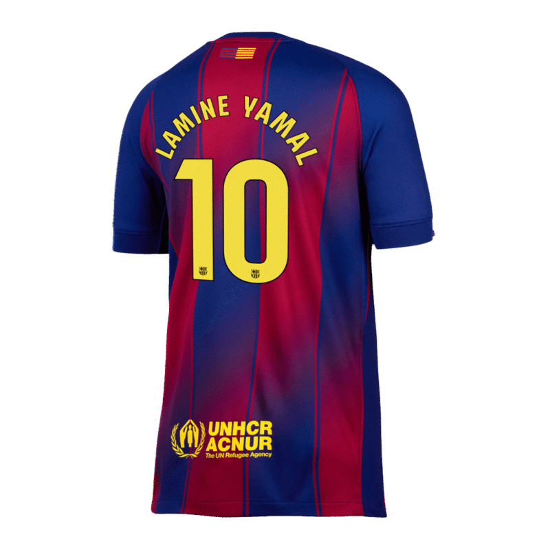LAMINE YAMAL #10 Barcelona Home Soccer Jersey 2025/26