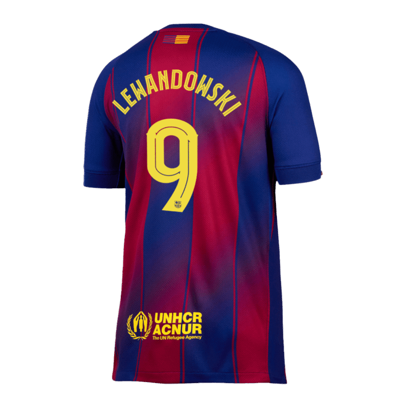 LEWANDOWSKI #9 Barcelona Home Soccer Jersey 2025/26 -UCL