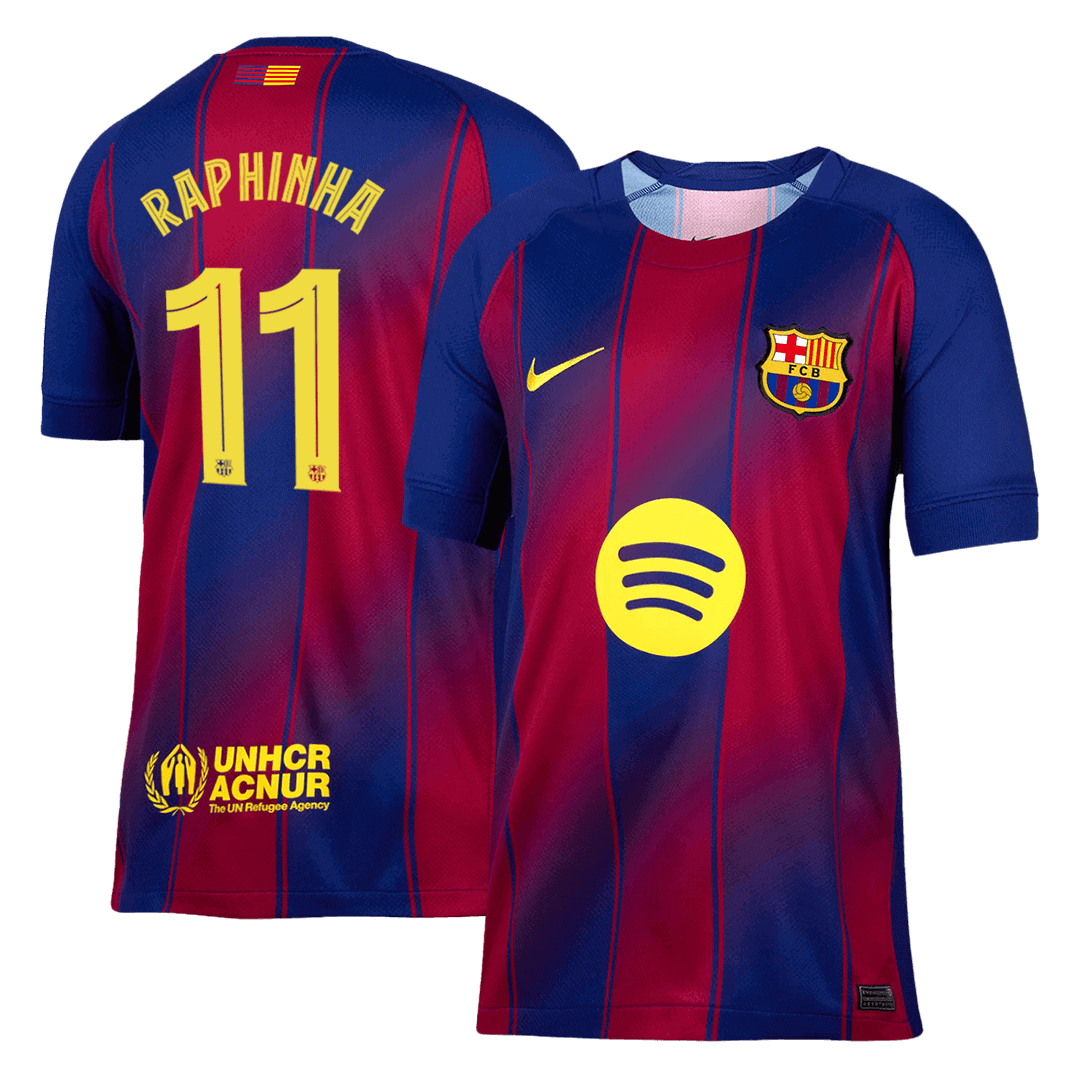 Raphinha 11 バルセロナ✕トラビス コラボ 半袖 シャツ Raphinha 11