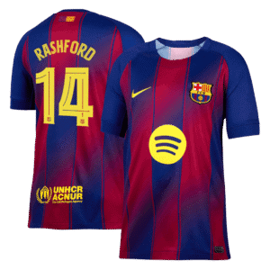 RASHFORD #14 Barcelona Home Soccer Jersey 2025/26 -UCL
