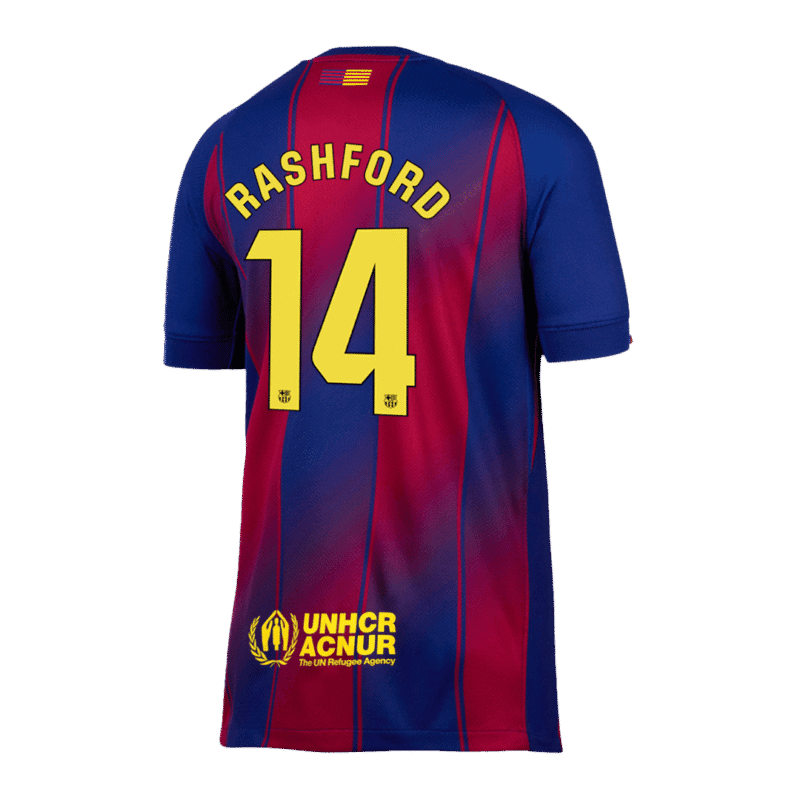 RASHFORD #14 Barcelona Home Soccer Jersey 2025/26