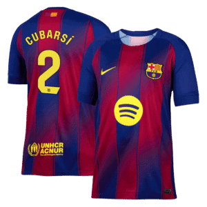 CUBARSÍ #2 Barcelona Home Soccer Jersey 2025/26