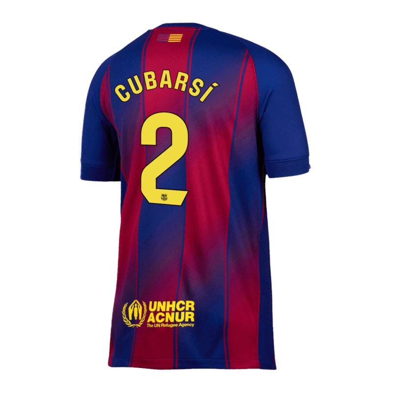 CUBARSÍ #2 Barcelona Home Soccer Jersey 2025/26
