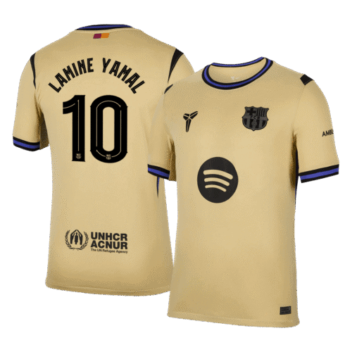 LAMINE YAMAL #10 Barcelona Away Soccer Jersey 2025/26 -UCL