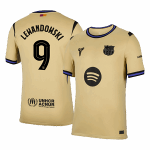 LEWANDOWSKI #9 Barcelona Away Soccer Jersey 2025/26 -UCL