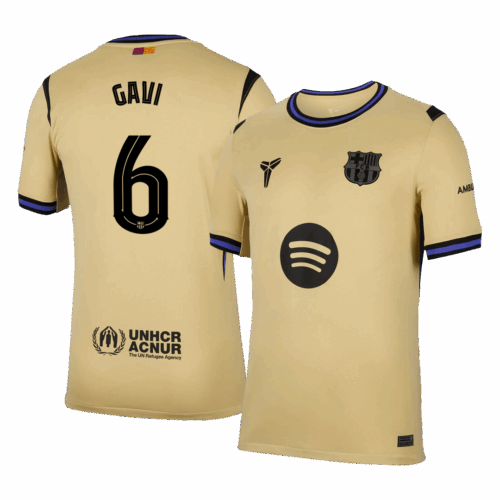 GAVI #6 Barcelona Away Soccer Jersey 2025/26 -UCL