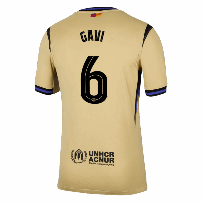 GAVI #6 Barcelona Away Soccer Jersey 2025/26 -UCL