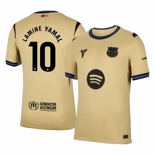 LAMINE YAMAL #10 Barcelona Away Soccer Jersey 2025/26