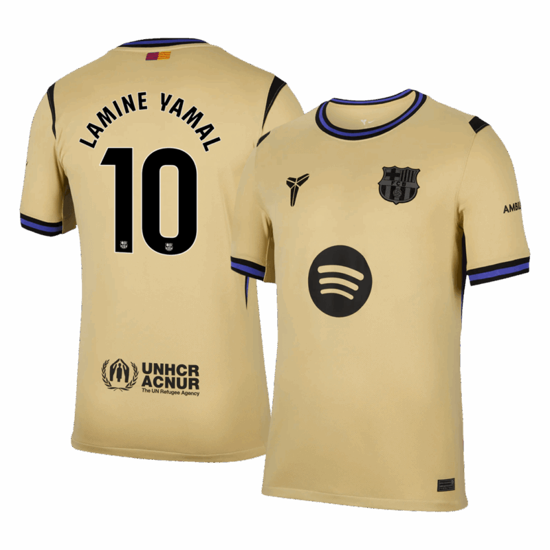 LAMINE YAMAL #10 Barcelona Away Soccer Jersey 2025/26