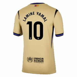 LAMINE YAMAL #10 Barcelona Away Soccer Jersey 2025/26
