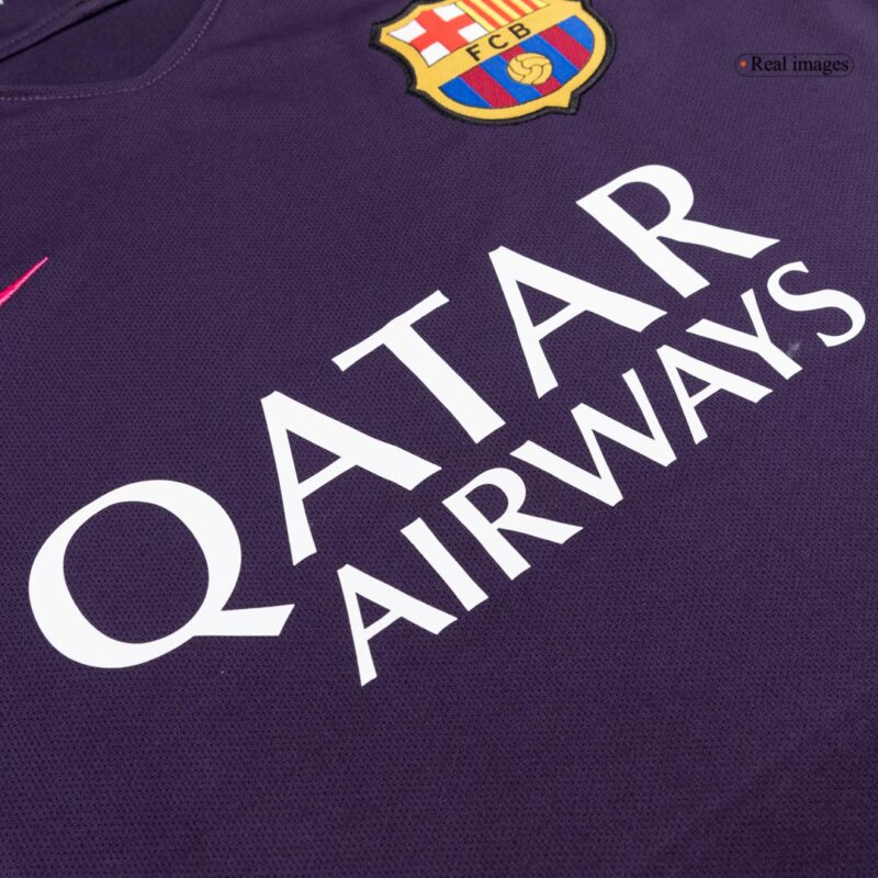 Barcelona Away Soccer Jersey Retro 2016/17