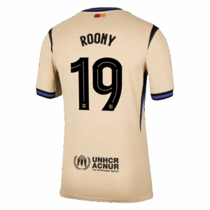 Barcelona ROONY #19 Away Soccer Jersey 2025/26 - UCL Edition