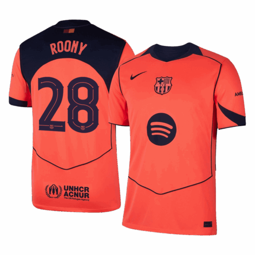 Barcelona ROONY #28 Third Away Soccer Jersey 2025/26