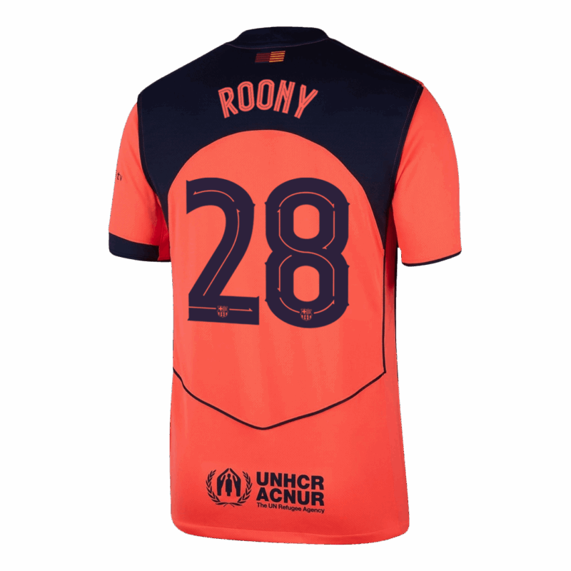 Barcelona ROONY #28 Third Away Soccer Jersey 2025/26