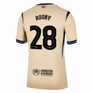 Barcelona ROONY #28 Away Soccer Jersey 2025/26