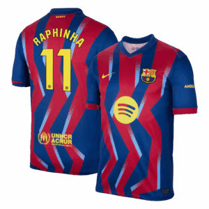 623753_1 Barcelona RAPHINHA #11 Fourth Away Soccer Jersey 2025/26