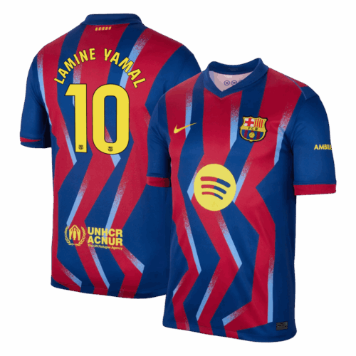 Barcelona LAMINE YAMAL #10 Fourth Away Soccer Jersey 2025/26