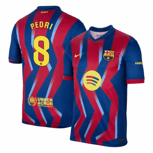 Barcelona PEDRI #8 Fourth Away Soccer Jersey 2025/26