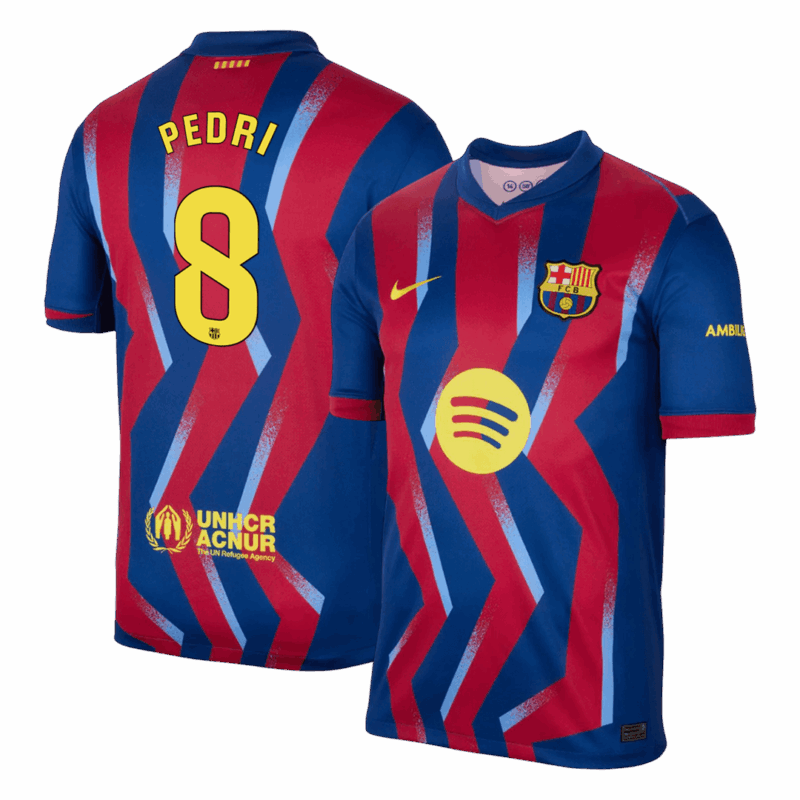 623809_1 Barcelona PEDRI #8 Fourth Away Soccer Jersey 2025/26