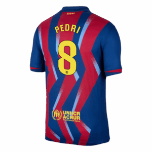 623809_3 Barcelona PEDRI #8 Fourth Away Soccer Jersey 2025/26