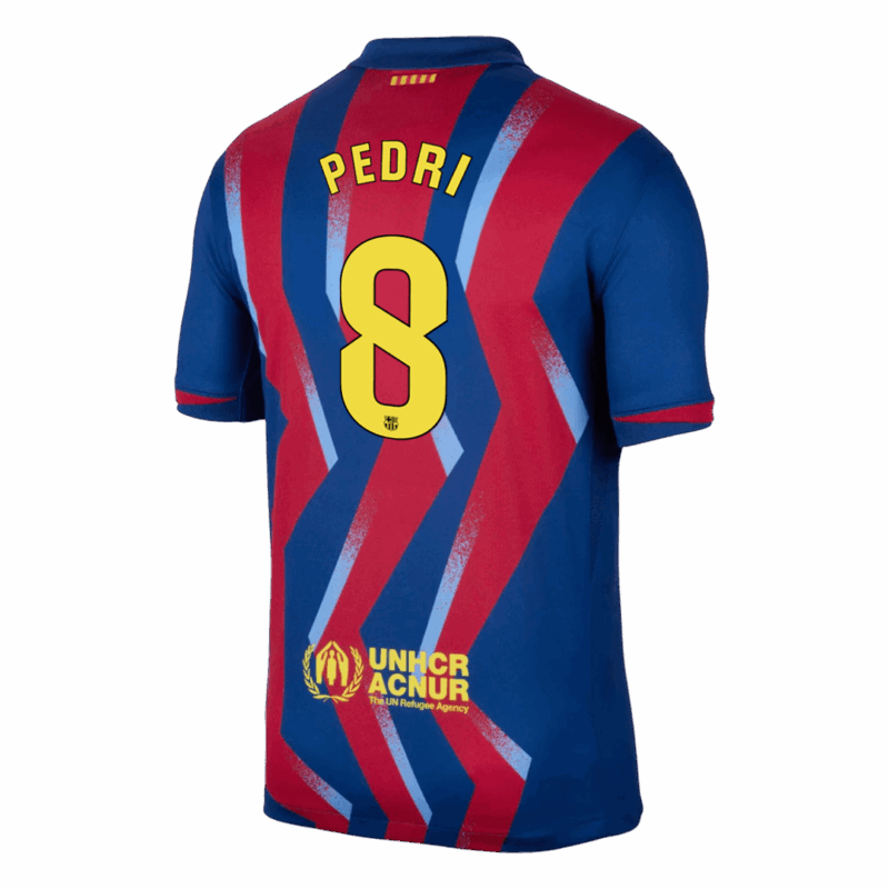 623809_3 Barcelona PEDRI #8 Fourth Away Soccer Jersey 2025/26
