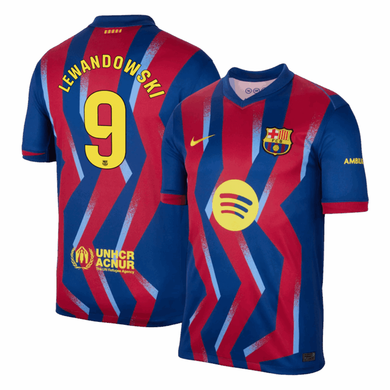 623837_1 Barcelona LEWANDOWSKI #9 Fourth Away Soccer Jersey 2025/26
