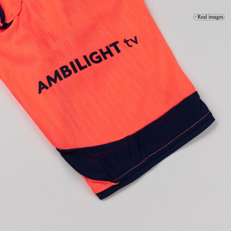 ROONY #19 Authentic Barcelona Third Away Soccer Jersey 25/26 Orange- UCL