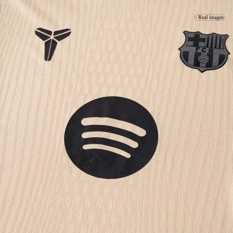 ROONY #19 Authentic Barcelona Away Soccer Jersey 2025/26 Yellow - UCL