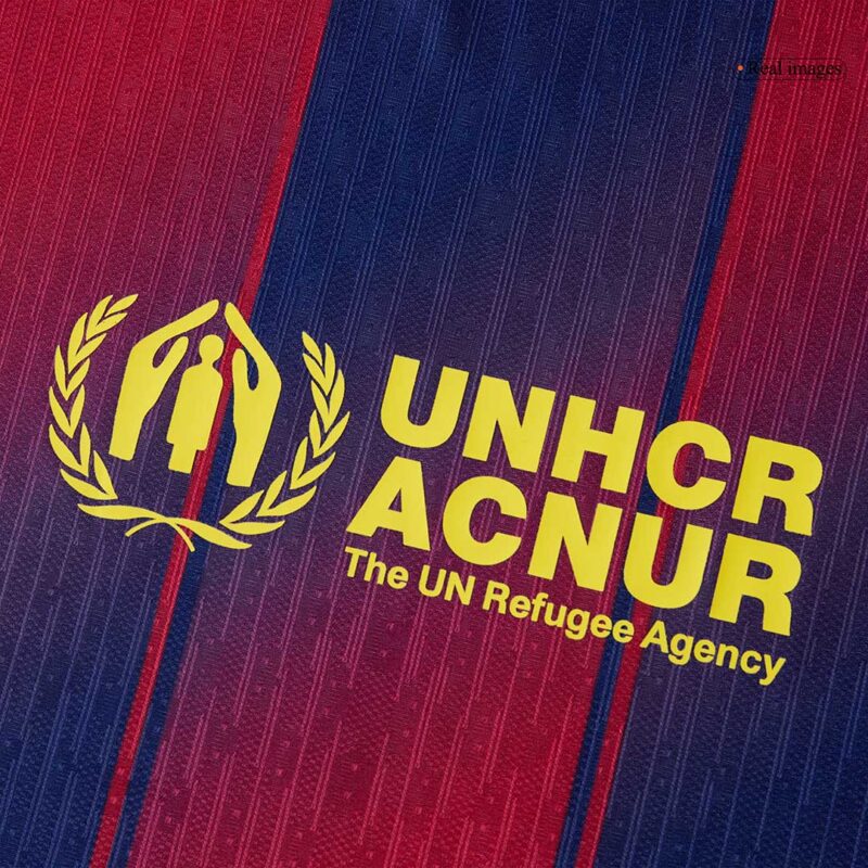 ROONY #19 Authentic Barcelona Home Soccer Jersey 2025/26 Red&Blue - UCL