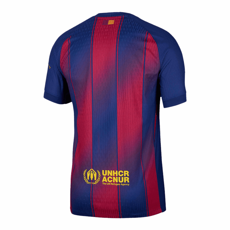 613443_2 Authentic Barcelona X Ed Sheeran Home Soccer Jersey 25/26 Red&Blue