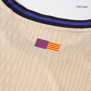 ROONY #28 Authentic Barcelona Away Soccer Jersey 2025/26 Yellow- UCL