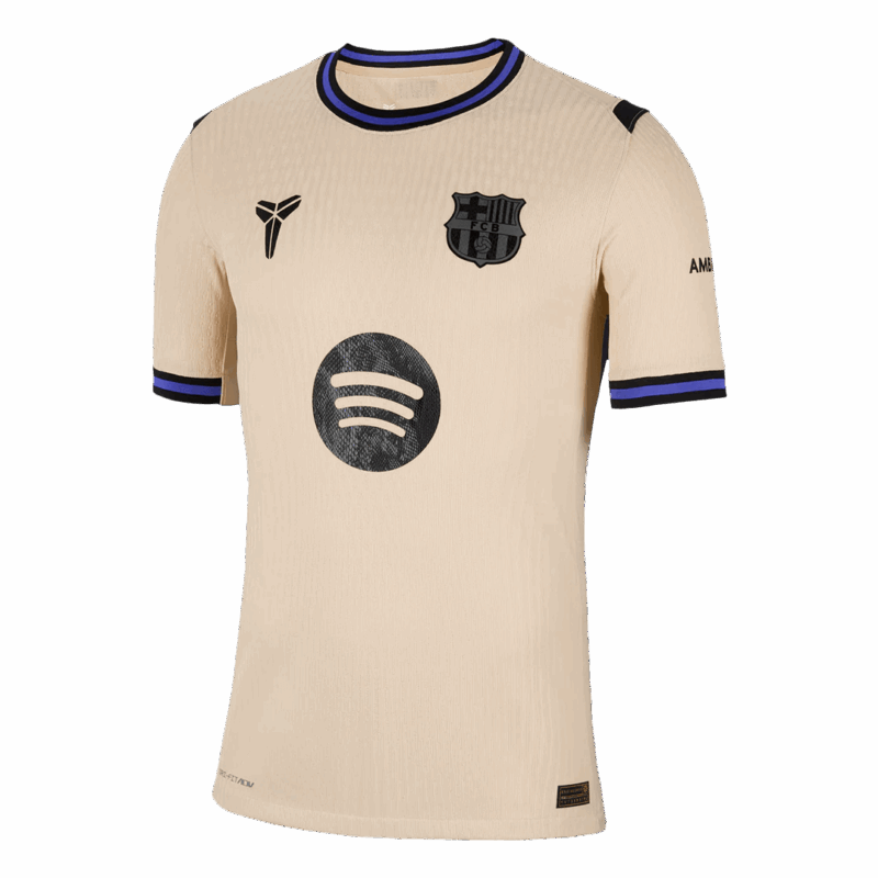 ROONY #28 Authentic Barcelona Away Soccer Jersey 2025/26 Yellow- UCL