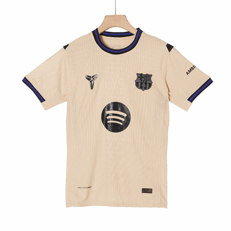 ROONY #28 Authentic Barcelona Away Soccer Jersey 2025/26 Yellow- UCL