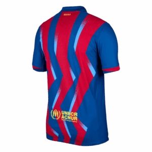 624340_2 Player Version Barcelona Fourth Soccer Jersey 25/26 Red&Blue