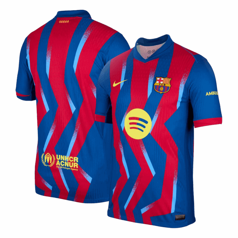624340_3 Player Version Barcelona Fourth Soccer Jersey 25/26 Red&Blue