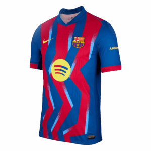 624340_4 Player Version Barcelona Fourth Soccer Jersey 25/26 Red&Blue