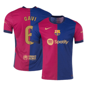 GAVI #6 Barcelona Home Soccer Jersey 2024/25