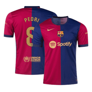 PEDRI #8 Barcelona Home Soccer Jersey 2024/25