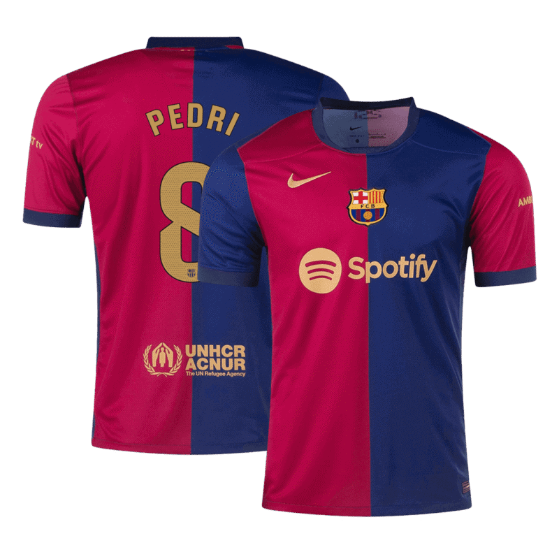 PEDRI #8 Barcelona Home Soccer Jersey 2024/25