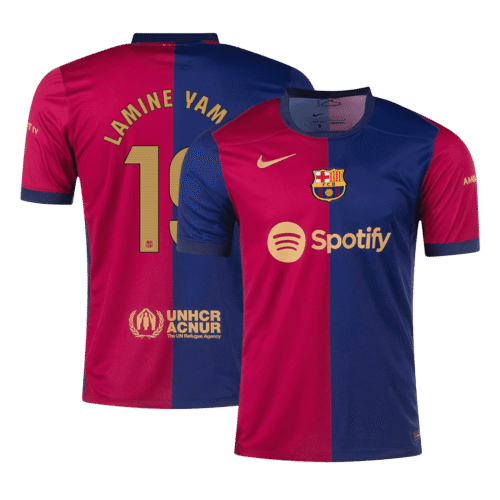 LAMINE YAMAL #19 Barcelona Home Soccer Jersey 2024/25