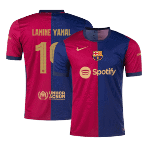 LAMINE YAMAL #19 Barcelona Home Soccer Jersey 2024/25 - UCL