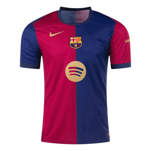 Barcelona Home Soccer Jersey 2024/25-Spotify Logo Without Text